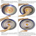 Solar-Powered Garden Wind Spinner for Outdoor Decor